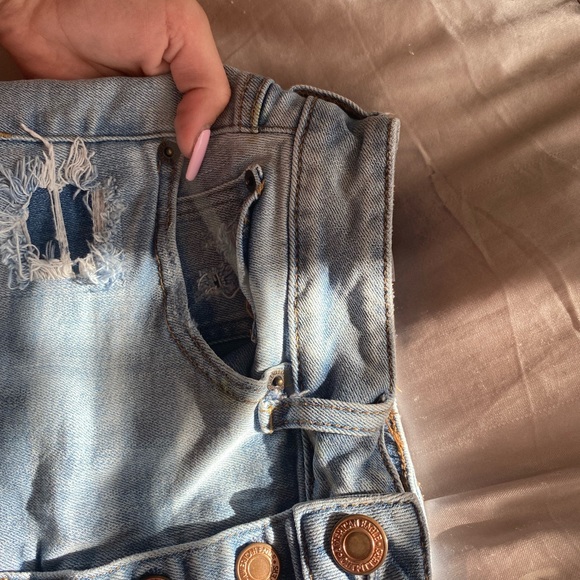 AMERICAN EAGLE DENIM SKIRT SIZE WOMENS 4 - Picture 4 of 5